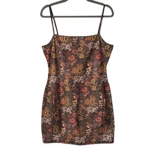 Wilfred Aritzia Tapestry Floral Bodycon Mini Dress